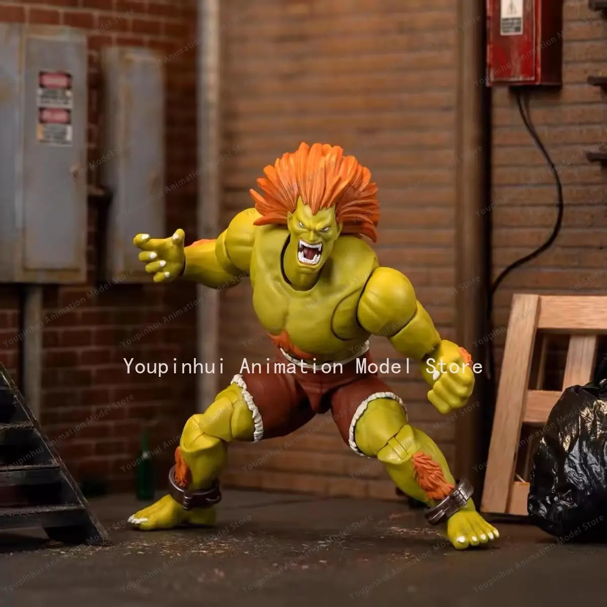 1/12 Jada Toys Blanka Sagat Vega Street Fighter Wave 4 Anime Action Figure Collection Model Statue Doll Kid Toy Custom Gifts