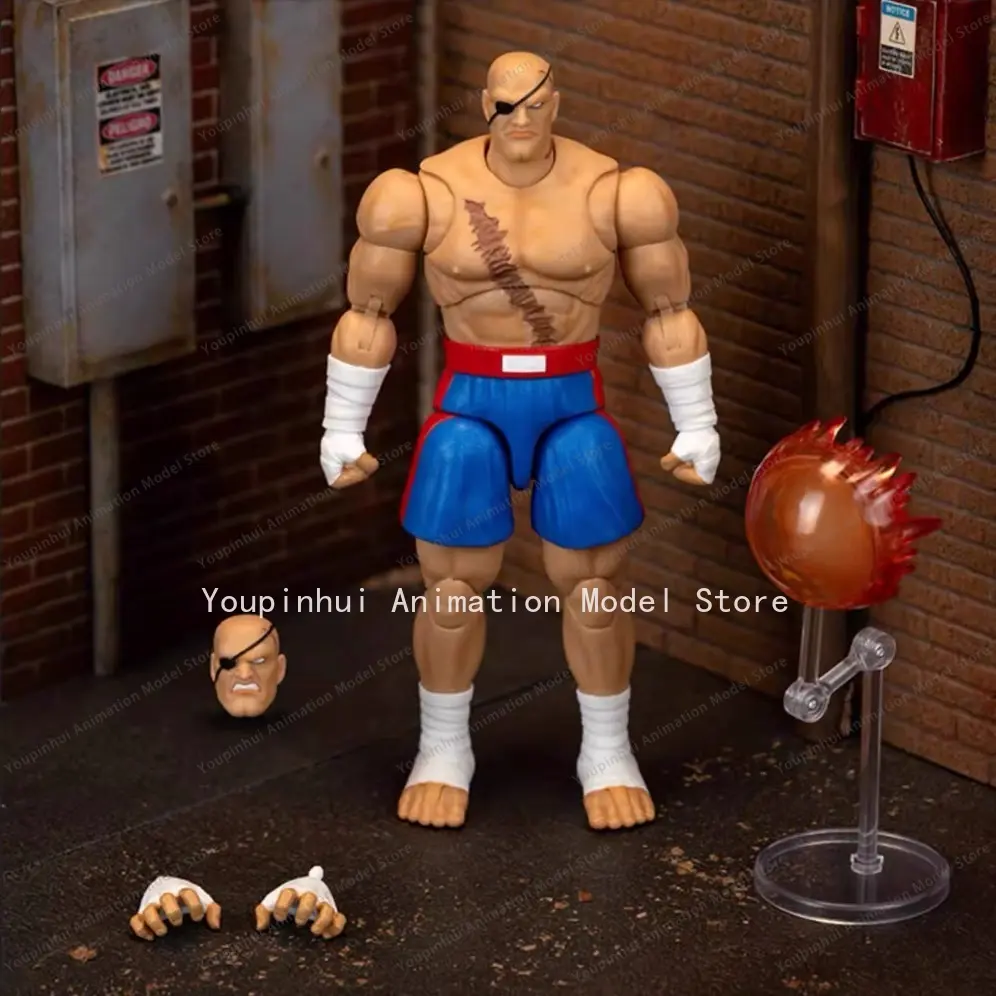 1/12 Jada Toys Blanka Sagat Vega Street Fighter Wave 4 Anime Action Figure Collection Model Statue Doll Kid Toy Custom Gifts