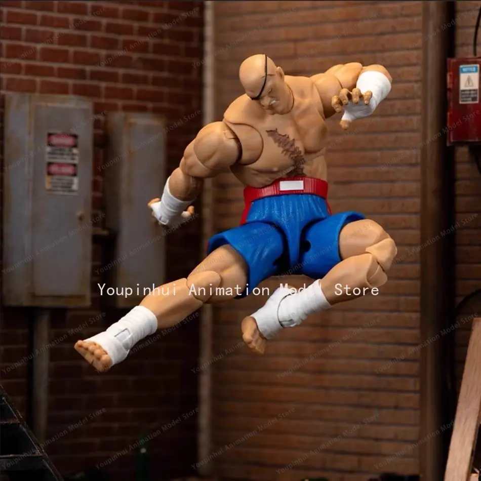 1/12 Jada Toys Blanka Sagat Vega Street Fighter Wave 4 Anime Action Figure Collection Model Statue Doll Kid Toy Custom Gifts