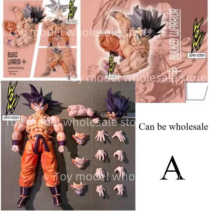 Wow Superaction Studio Son Goku Action Figure Kakarotto Dragon Ball Kaiouken Figures Goku Figurine SHF Collectible Model Toy