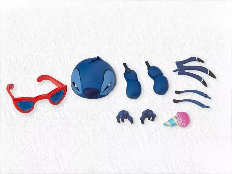 2025 New KAIYODO Stitch Action Figure Revoltech Stitch Figurine Joint Mobile Model Kits Custom Toys Collection Children Gifts