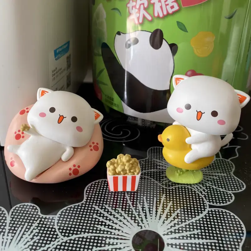 New Kawaii Mitao Cat 2 Season Lucky Cat Cheap Cute Cat Blind Box Toys Surprise Figure Cartoon Doll Collect Model Xmas Gift
