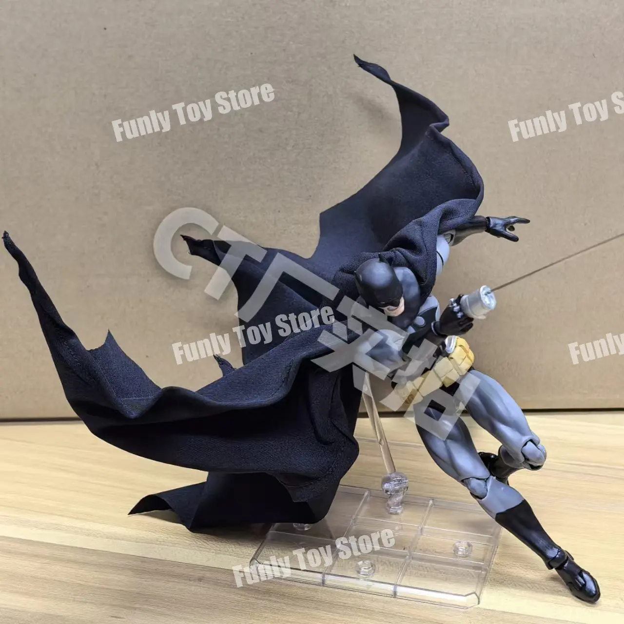 In Stock Ct Toys Batman Black Version Hush Mafex 126 Dc Bat Man Anime Action Figure Figurine Statue Model Custom Gifts Kids Toys
