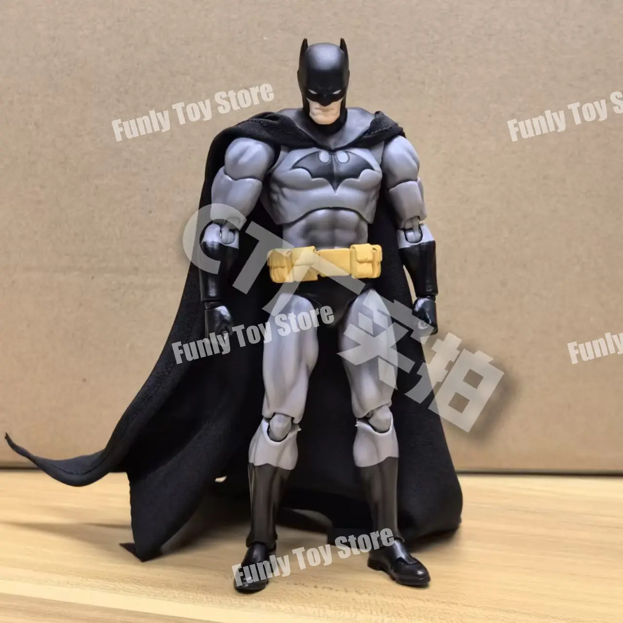 In Stock Ct Toys Batman Black Version Hush Mafex 126 Dc Bat Man Anime Action Figure Figurine Statue Model Custom Gifts Kids Toys
