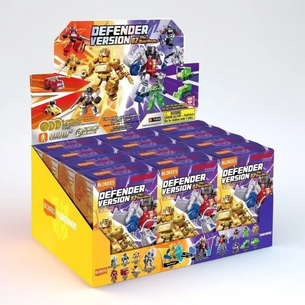 Blokees Transformers Block Defender Series Wave 2 Optimus Prime Megatron Starscream Bumblebee Assembly Building Blocks Toy Gift