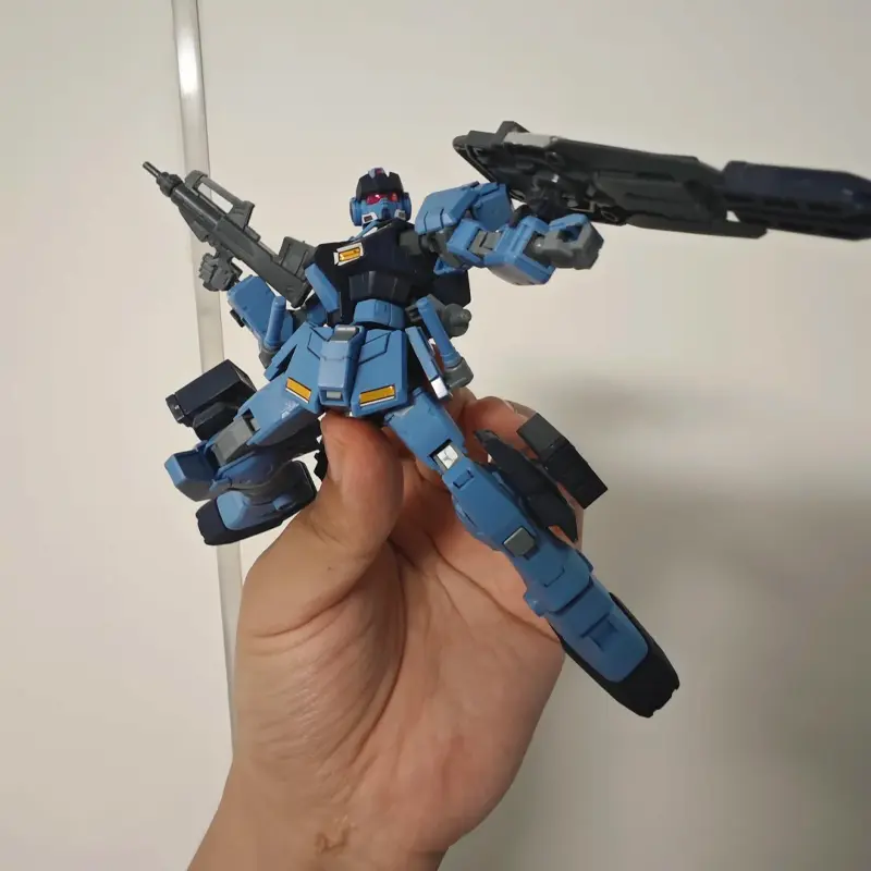 HGUC 1/144 RX-80PR Pale Rider Land-Combat Type Heavy-Equipment Mech Assembly Model Kit Action Figures Decoration Kids Toy Gift