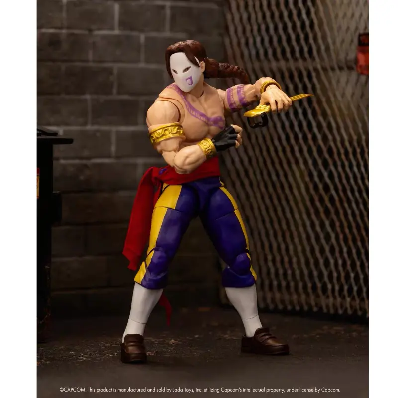 100% Original Jada Toys 1/12 Street Fighter 4 Wave Baroque Sagat Blanca Action Figure Hand Model Toy Animation Collectible Gift