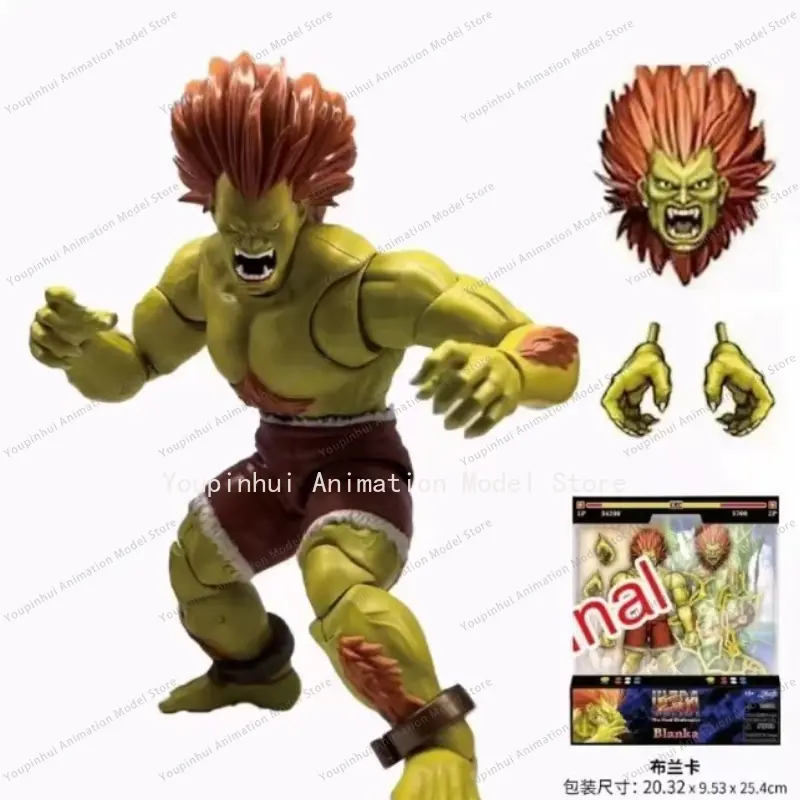 100% Original Jada Toys 1/12 Street Fighter 4 Wave Baroque Sagat Blanca Action Figure Hand Model Toy Animation Collectible Gift