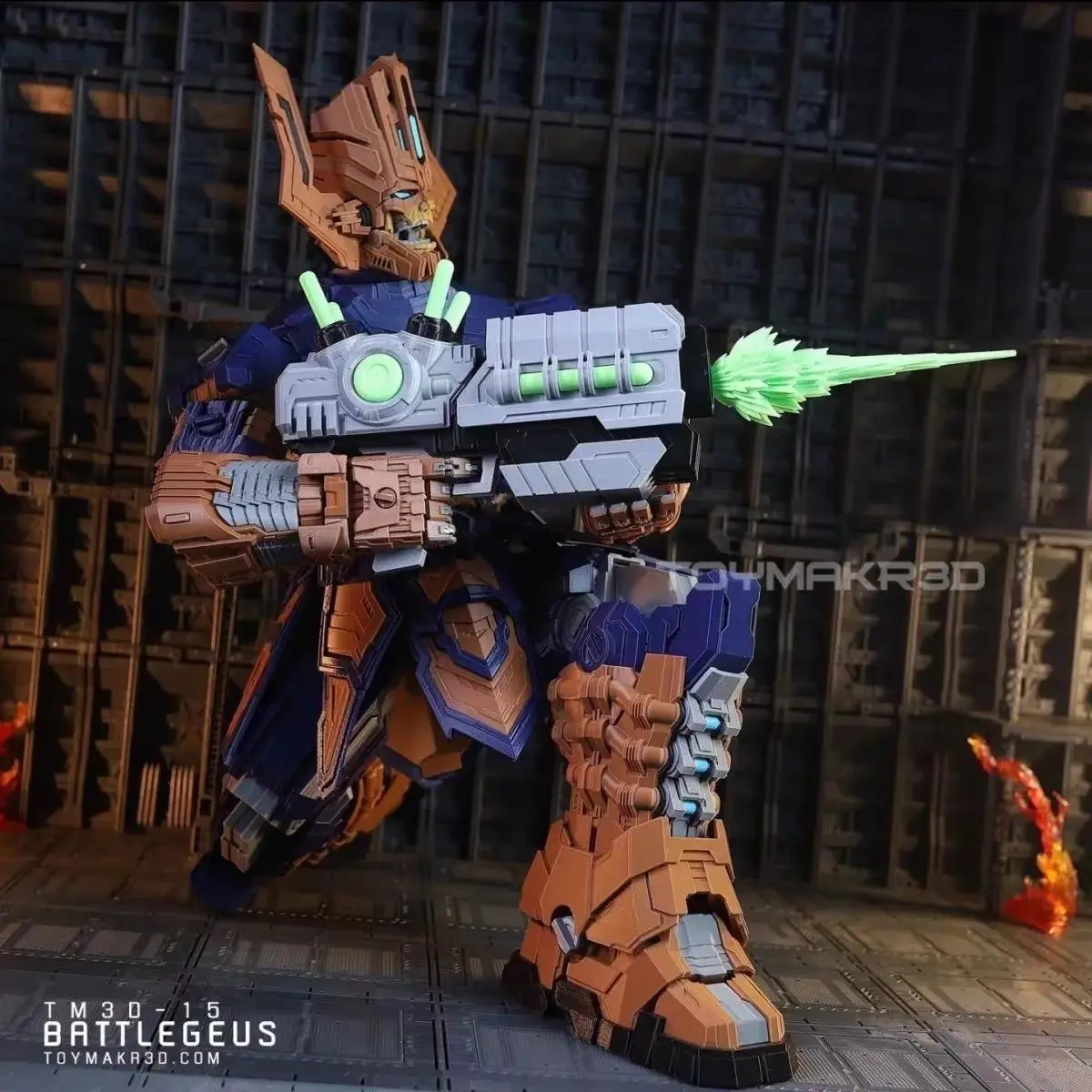 In Stock 3d Printing God Of War Mecha Assembled Full Body Movable Multi-Joint Model Toy Holiday Gifts Desktop Decoration