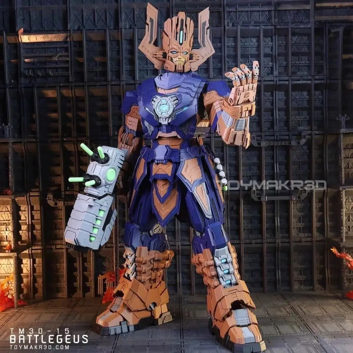 In Stock 3d Printing God Of War Mecha Assembled Full Body Movable Multi-Joint Model Toy Holiday Gifts Desktop Decoration