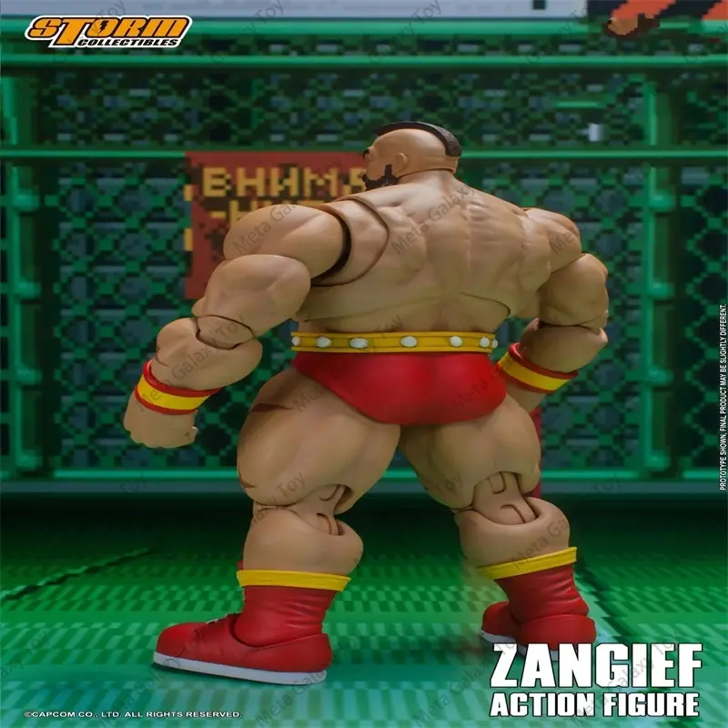 Storm Toys 1/12 ZANGIEF Street Fighter 2 Series  Action Figure Full Set 6" Figurine Collection Movable Model Custom Toys Gifts