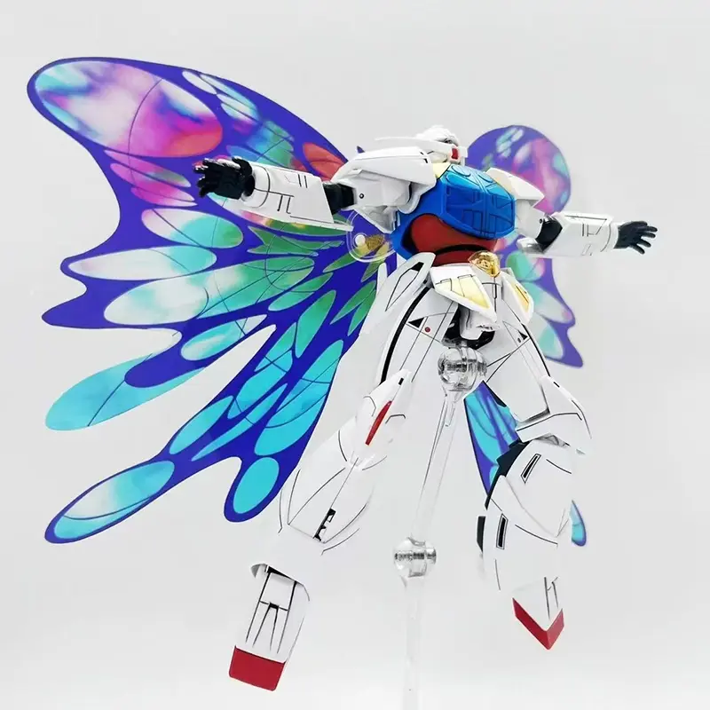 Hg 1:144 Turn Inverted Wings Of Light Moonlight Butterfly Special Effect Ornament Action Figure Display Bracket Toy For Boys