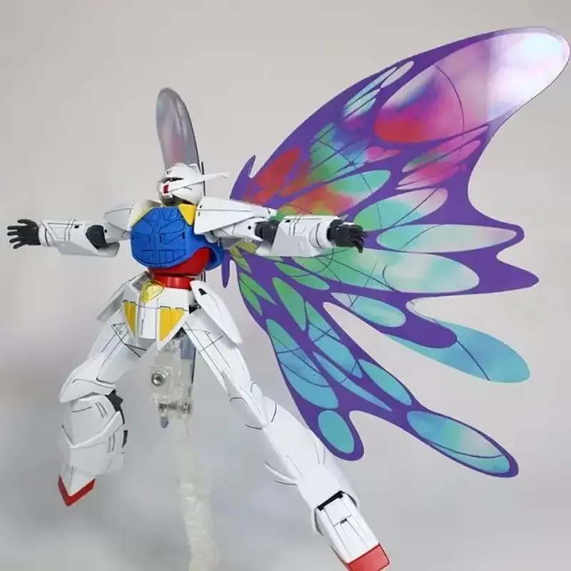 Hg 1:144 Turn Inverted Wings Of Light Moonlight Butterfly Special Effect Ornament Action Figure Display Bracket Toy For Boys