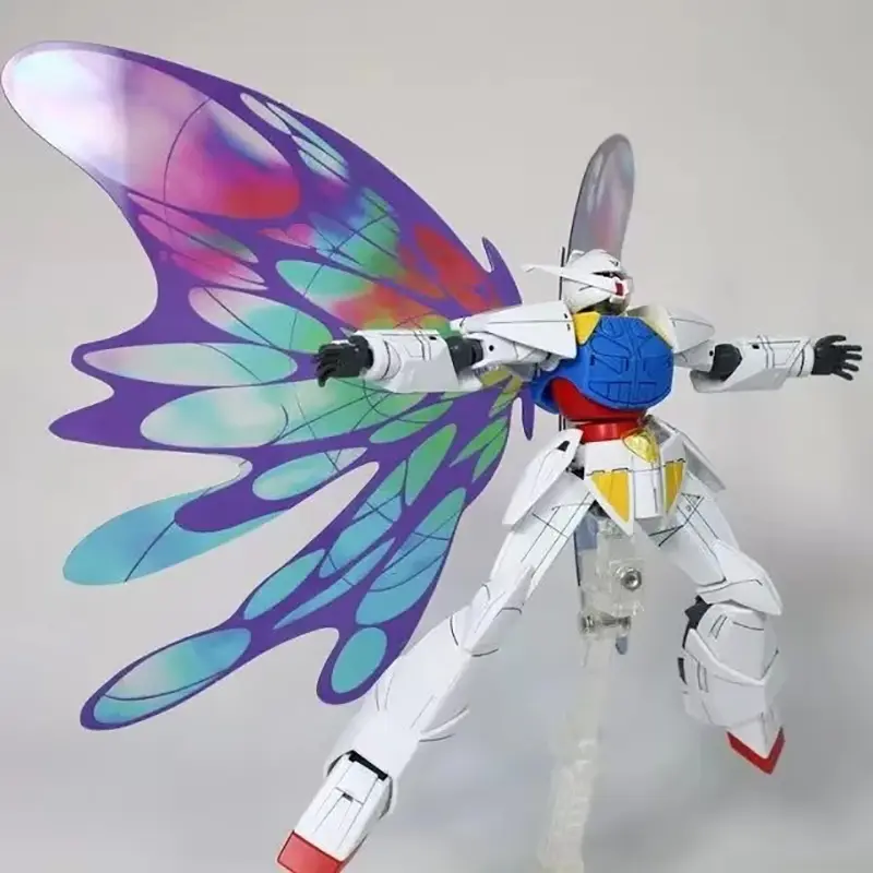 Hg 1:144 Turn Inverted Wings Of Light Moonlight Butterfly Special Effect Ornament Action Figure Display Bracket Toy For Boys