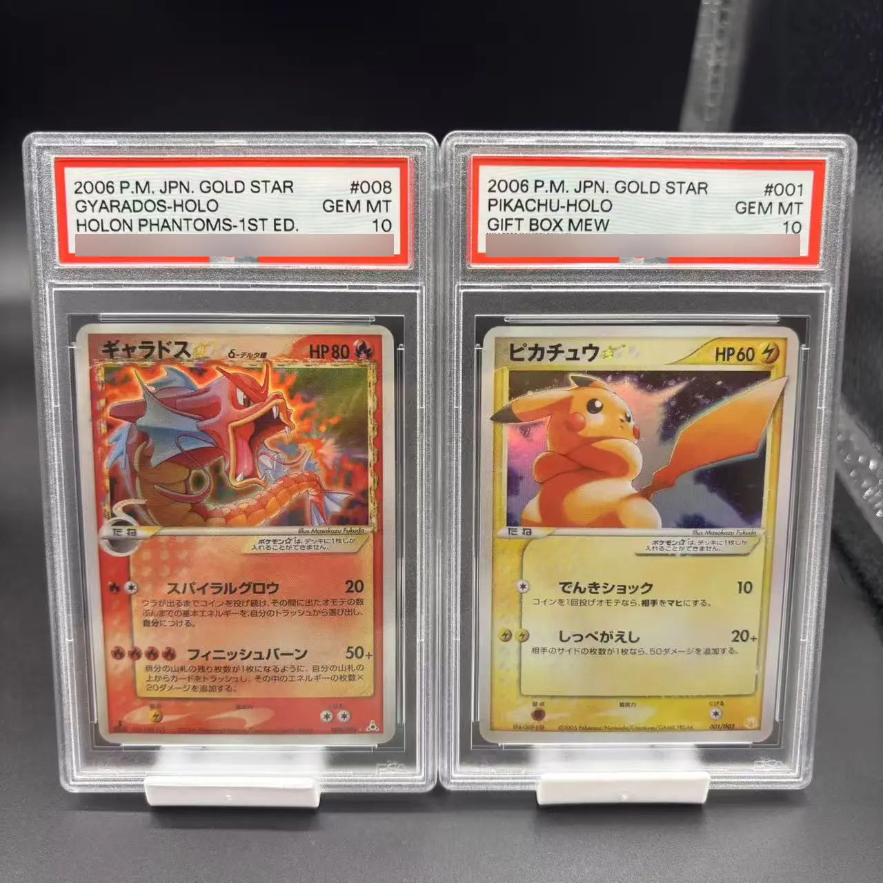 PTCG Mew Gyarados Charizard Mewtwo 10Points Rating Card Diy Self Made Copy Version Game Anime Collection Cards Gift Toy