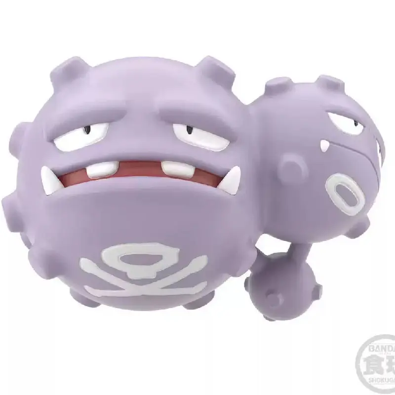 Bandai Original Pokemon SCAIE WORLD KYOU & GOLBAT & MATADOGAS Anime Action Figure Assembly Model Toys Collectible Model Ornament