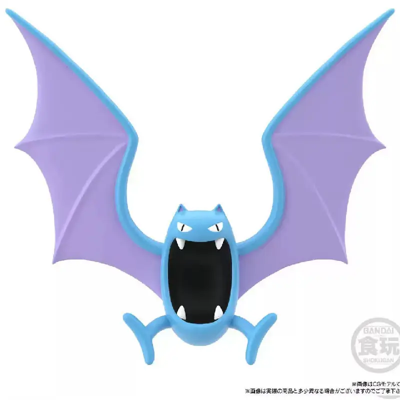 Bandai Original Pokemon SCAIE WORLD KYOU & GOLBAT & MATADOGAS Anime Action Figure Assembly Model Toys Collectible Model Ornament