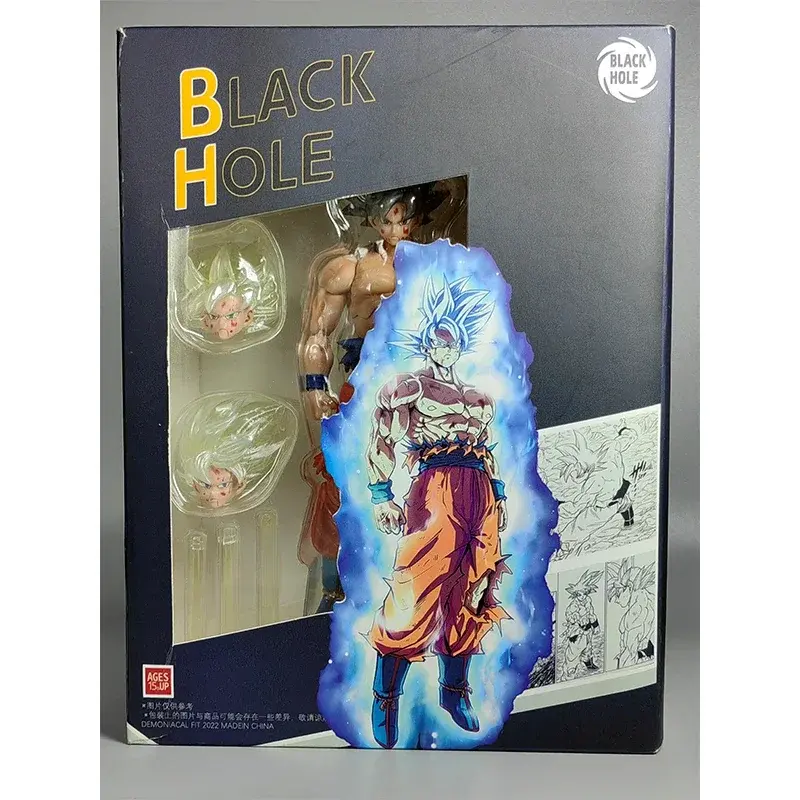 In Stock Black Hole Toy DBZ Goku Action Figure SHF Super Saiyan 4 GT SSJ4 Untamed Power Son Goku Anime Figure Model Statue Gift