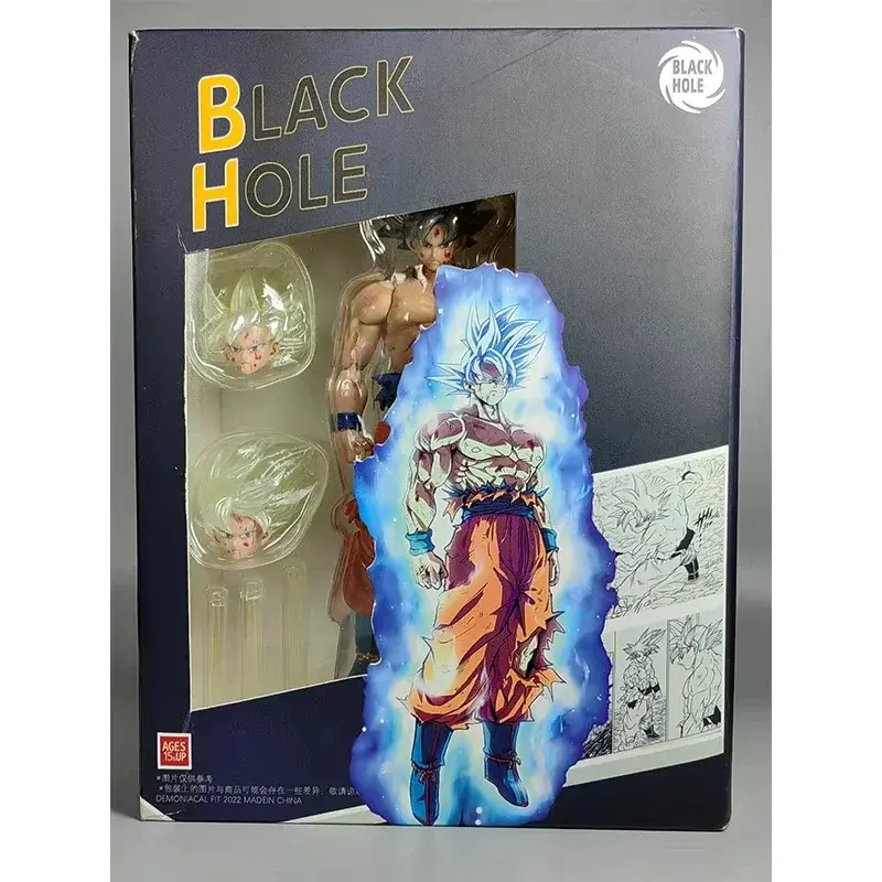 In Stock Black Hole Toy DBZ Goku Action Figure SHF Super Saiyan 4 GT SSJ4 Untamed Power Son Goku Anime Figure Model Statue Gift