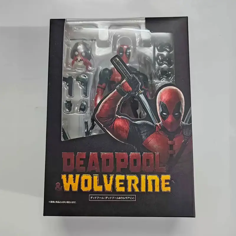 SHF Deadpool 3 Action Figures Movie Version X-Men Wade Winston Wilson Figures PVC Movable Collection Model Toys Birthday Gifts