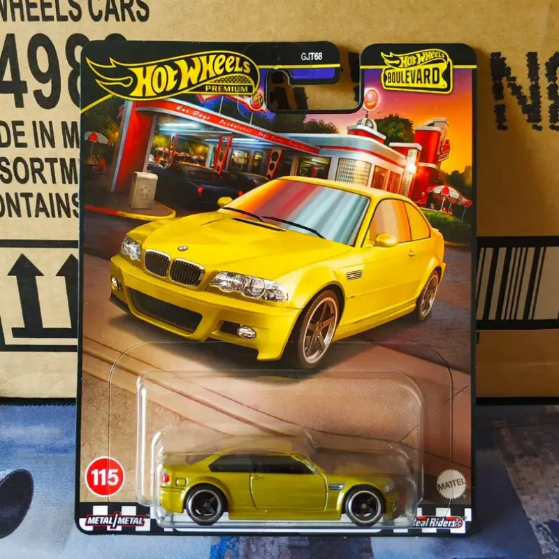 Genuine Hot Wheels Boulevard Mix 5 Gjt68 1:64 Diecast Model Pvc Car Vehicle Set Of 5 Collection Decor Boys Birthday Toys Gifts