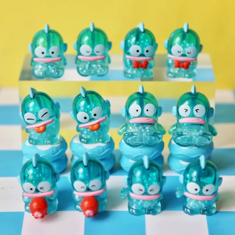 Sanrio Hamilton Holiday Series Ugly Fish Blind Box - Mystery Stackable Toy Figice Hangyodon Surprise Gift for Trendy Collectors