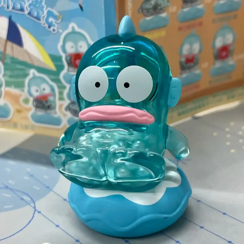 Sanrio Hamilton Holiday Series Ugly Fish Blind Box - Mystery Stackable Toy Figice Hangyodon Surprise Gift for Trendy Collectors