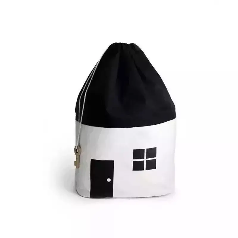 New Home Decoration Nordic Children Cotton Stair House Storage pocket Kids Room clear up Decoration Smiles Photography Props