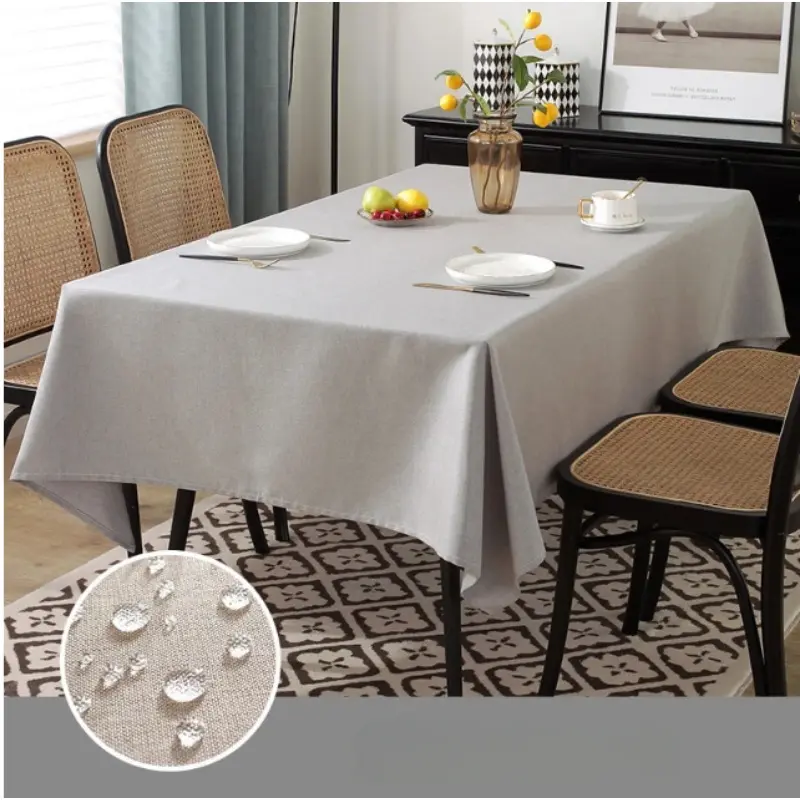 Square Waterproof Oil Resistant Stain Resistant Wrinkle Resistant Washable Tablecloth for Birthdays Weddings Parties Decorations