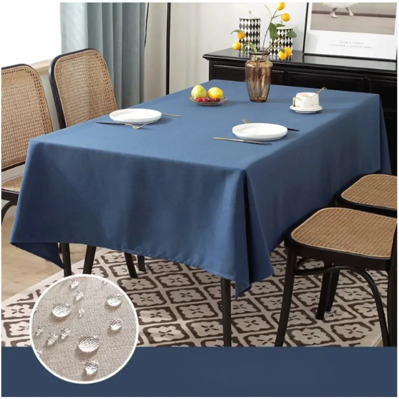 Square Waterproof Oil Resistant Stain Resistant Wrinkle Resistant Washable Tablecloth for Birthdays Weddings Parties Decorations