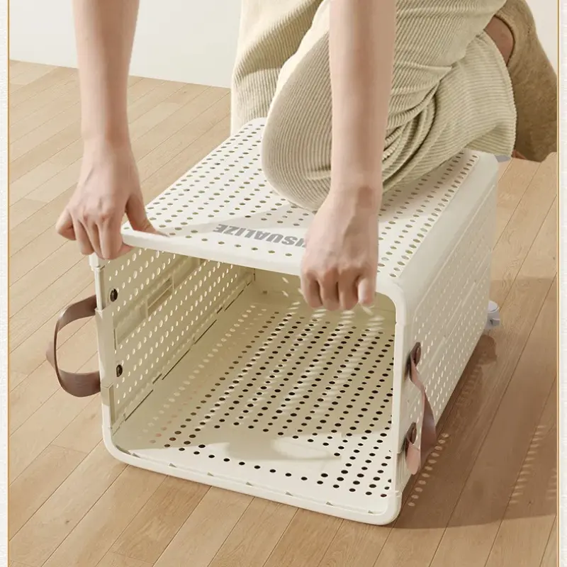 Laundry Basket With Wheels Large Folding Dirty Clothes Basket Multifunction Organizer Dirty Clothes Organizer For Dirty Clothes