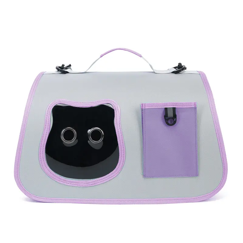 Cat Bag Portable Dog Tote Bag Breathable Backpack Carrier Small Dog Foldable Cat Carrier Large Space Travel Transport