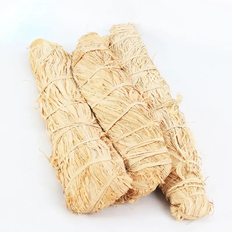 Diy Handmade Crafts Natural Real Raffia Grass Love Straw Wedding Party Flower Gift Box Packing Weaving Rope Material Decoration