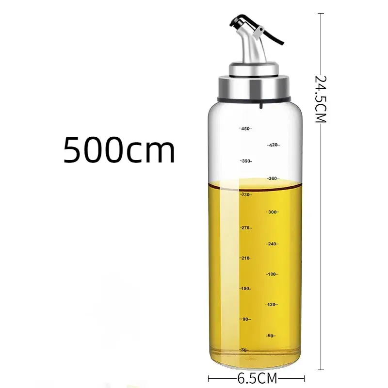 Cooking Seasoning Oil Bottle Sauce Bottle Glass Storage Bottles for Oil and Vinegar Oil Dispenser For Kitchen