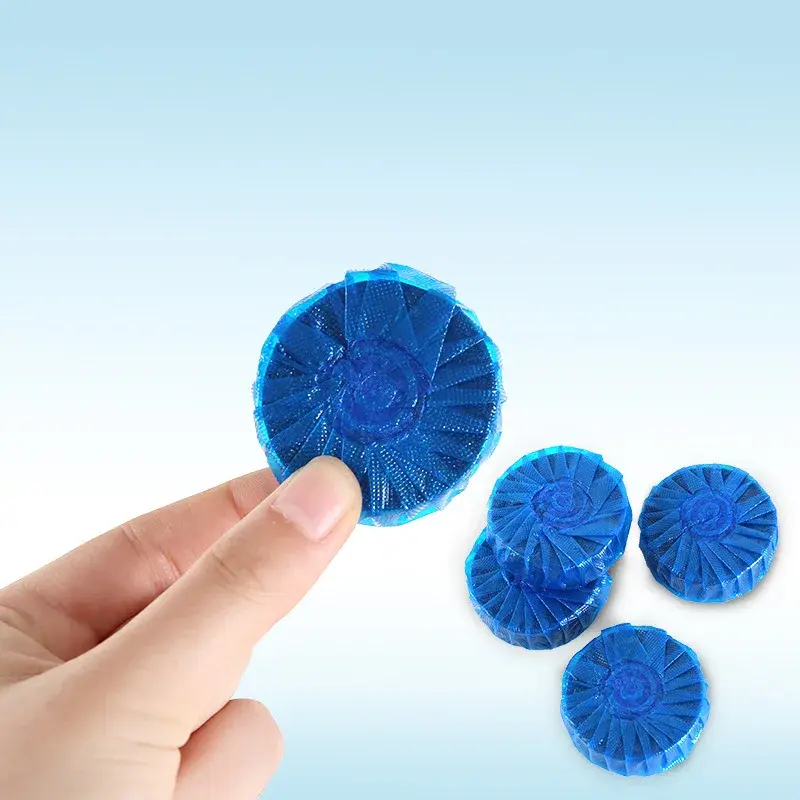 Automatic Flushing Blue Bubble Toilet Bowl Cleaner Bathroom Freshener Toilet Restroom WC Tablets Cleanning Flush Tool