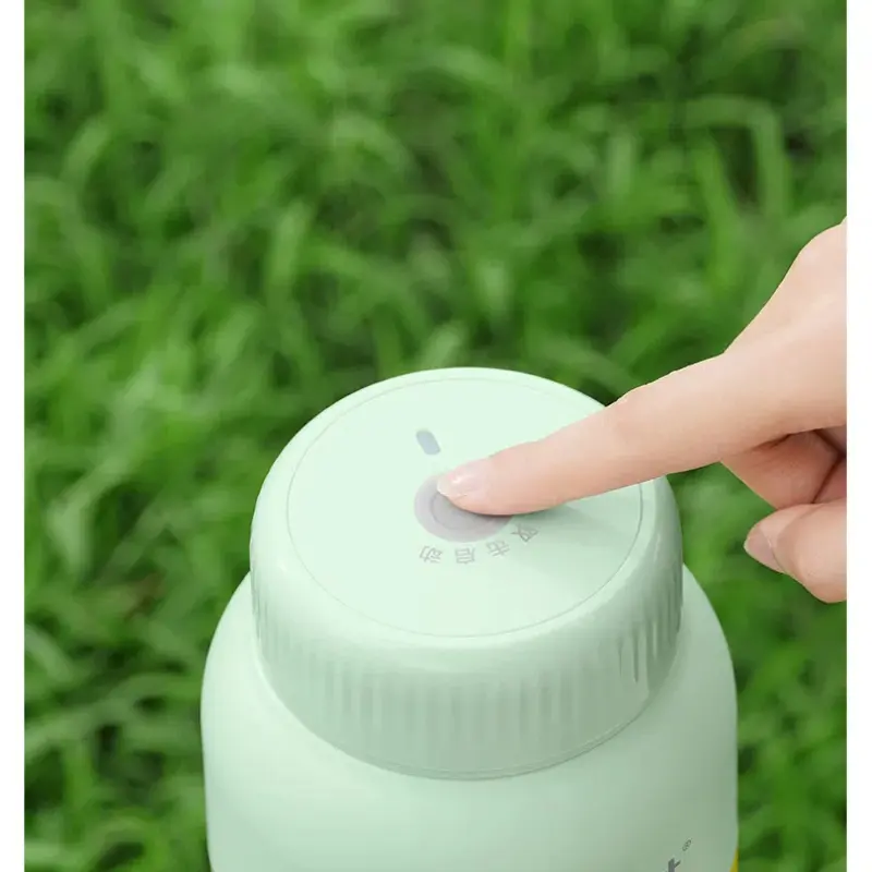 New Multi-function Portable Mini Juicer Ten-leaf Knife Head One Cover Double Drink Wireless Portable Fruit Juice Ton Cup