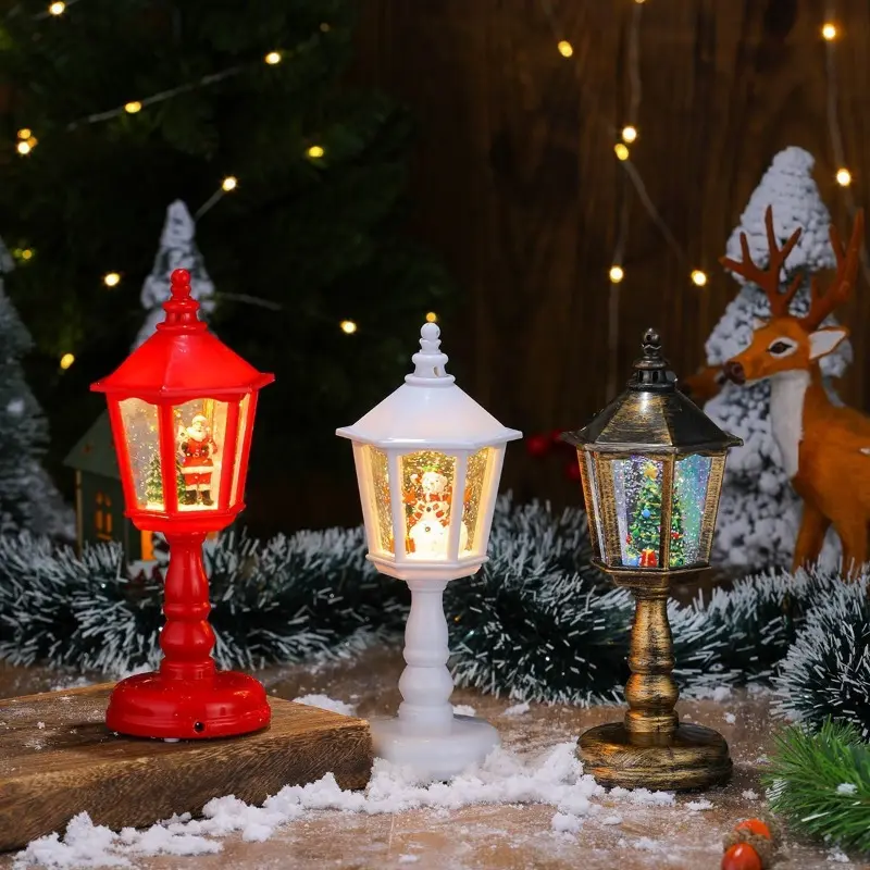 Christmas Lanterns Decor Christmas Kids Handheld With Hanging Loop Battery Operated Christmas Eve Party Home Outdoor Decor