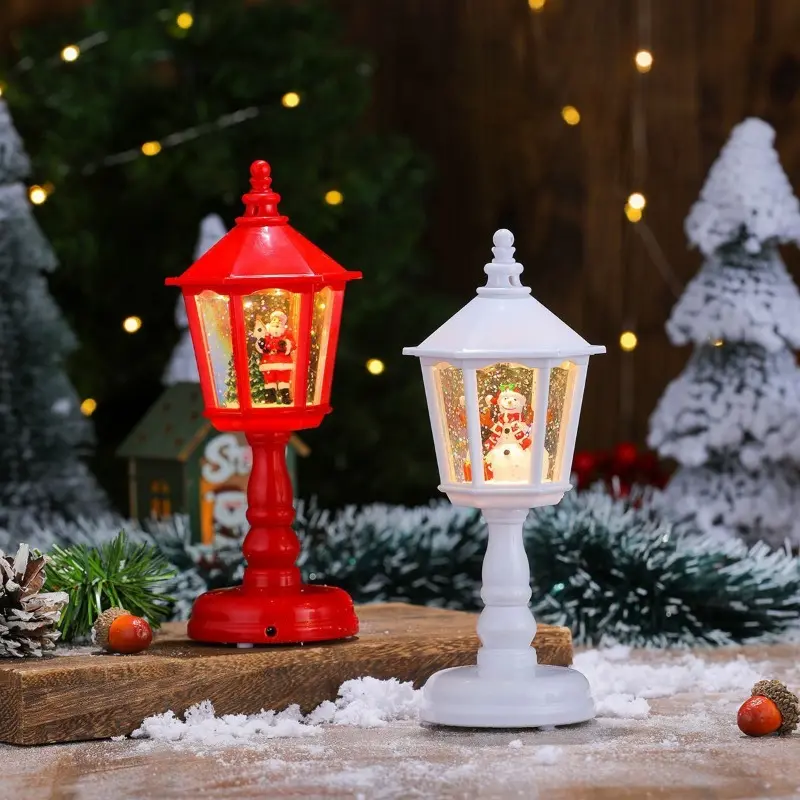 Christmas Lanterns Decor Christmas Kids Handheld With Hanging Loop Battery Operated Christmas Eve Party Home Outdoor Decor