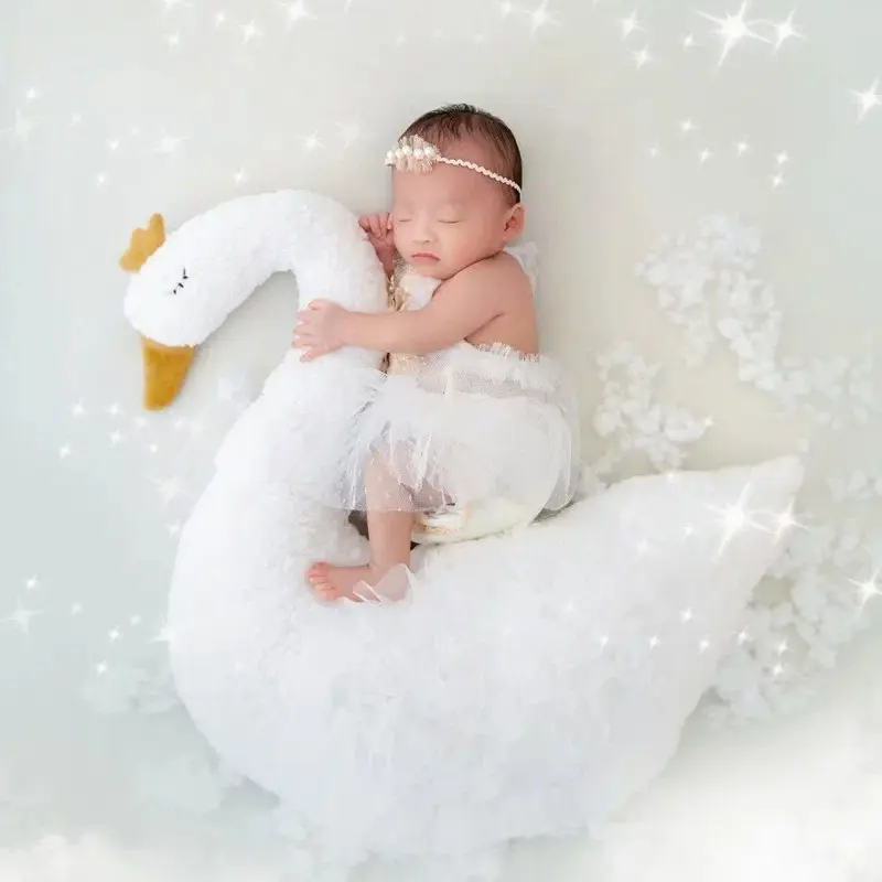 Newborn Baby Photography Props Plush Animal Bunny Doll  Posing Pillow Photo  Cushion Photography Mat