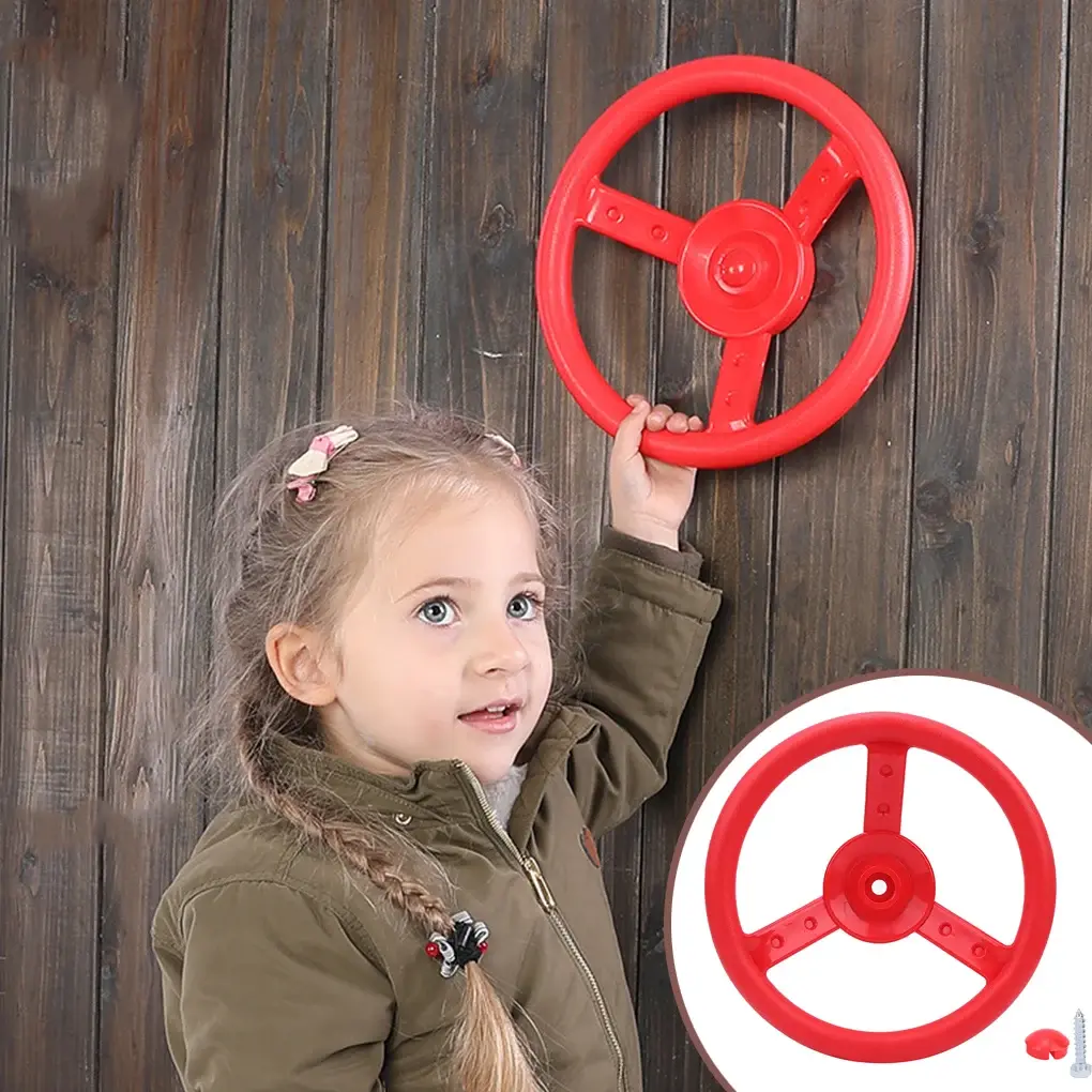 Swing Set Steering Wheel Playground Swing Device Interactive Playing Accessorie Replacement Backyard Garden Climbing Accessories