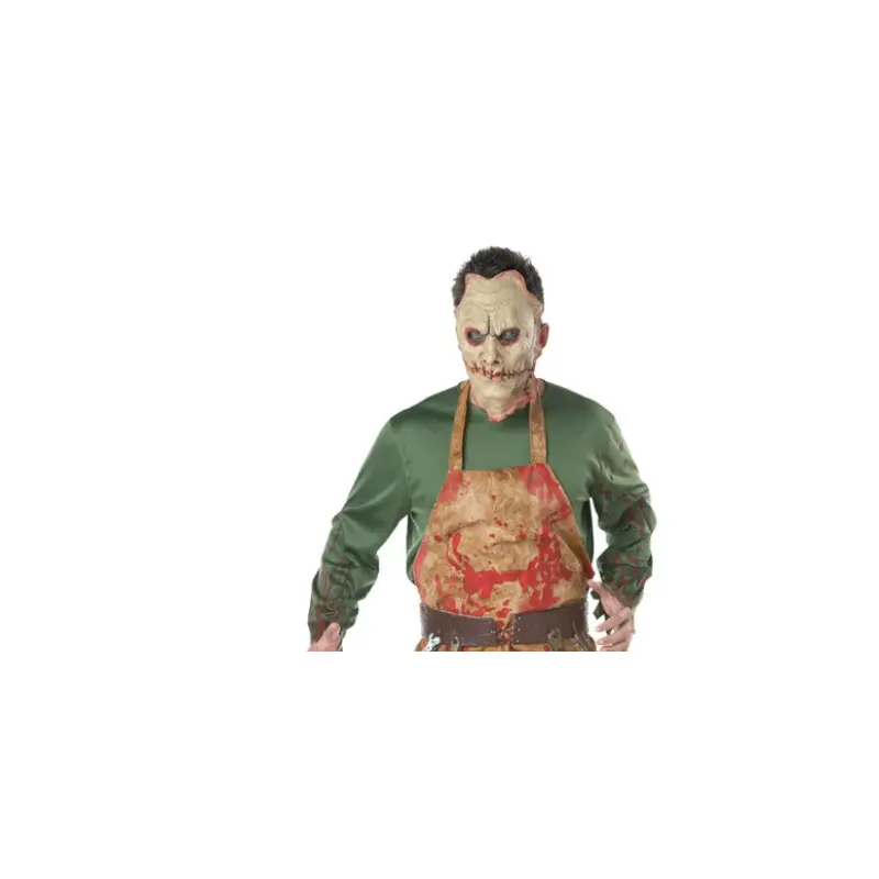 costumes Halloween scary costumes bloodstained butcher costumes European and American chef cosplay costumes men's bloodstained
