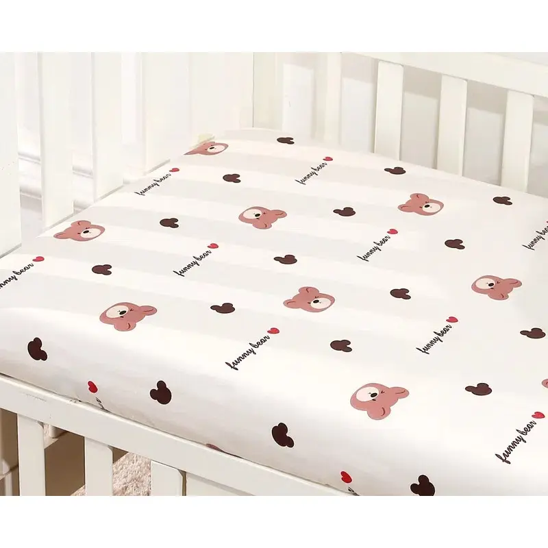 Waterproof and Breathable Baby Bed Sheet Newborn Cotton Soft Baby Bed Sheet Mattress Cover Children's Cotton Baby Mattress Cover