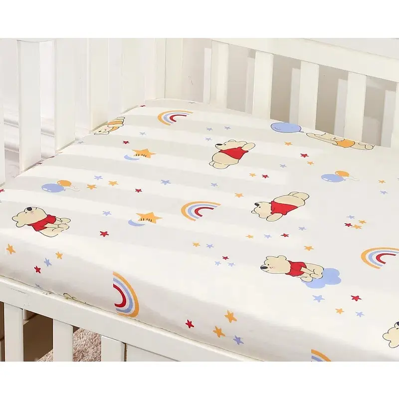 Waterproof and Breathable Baby Bed Sheet Newborn Cotton Soft Baby Bed Sheet Mattress Cover Children's Cotton Baby Mattress Cover