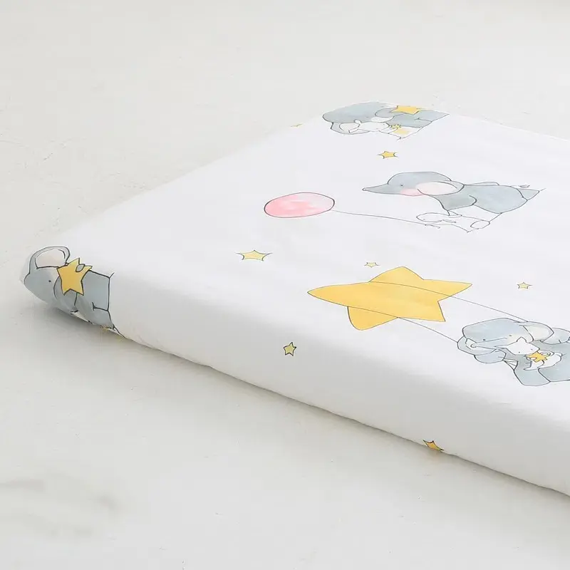 Waterproof and Breathable Baby Bed Sheet Newborn Cotton Soft Baby Bed Sheet Mattress Cover Children's Cotton Baby Mattress Cover