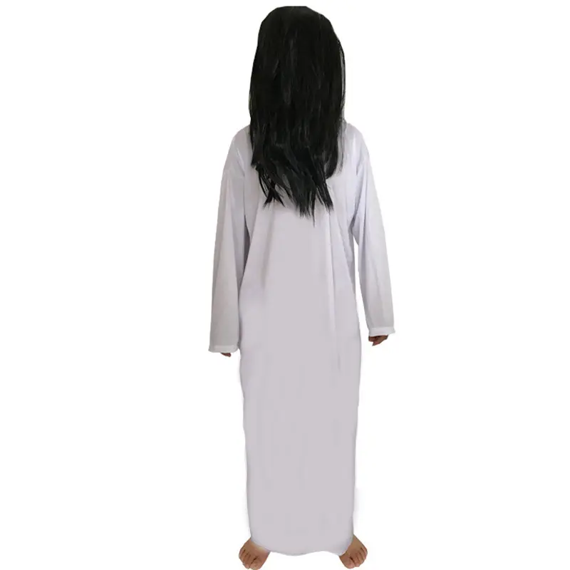 Sadako Costume Halloween Performance Costume Cosplay Sadako Costume Ghost Festival Costume Red White Cosplay Costumes