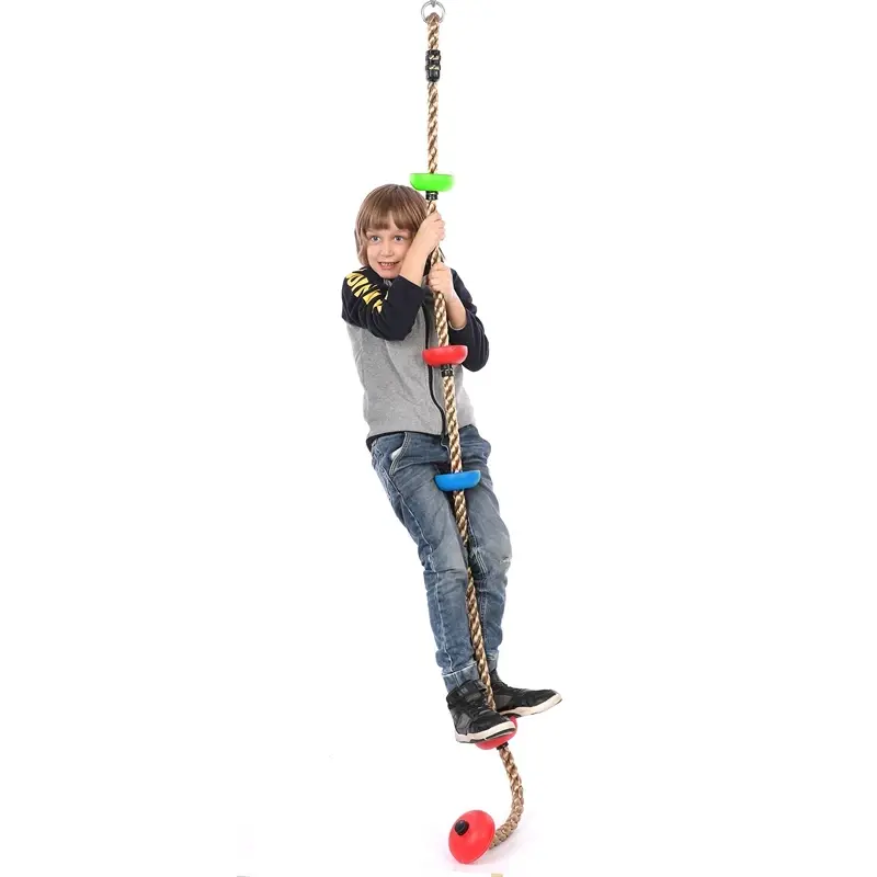 Colorful Climbing Rope Swing Disc Kids Garden Playground Backyard Outdoor Swing Games Kids Fitness Equipment Photography Props