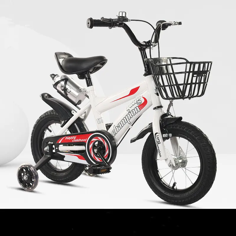 Multiple Sizes Children Bike Boys Girls Toddler Bicycle Adjustable Height Kid Bicycle with Detachable Basket for 2-7 Years Old