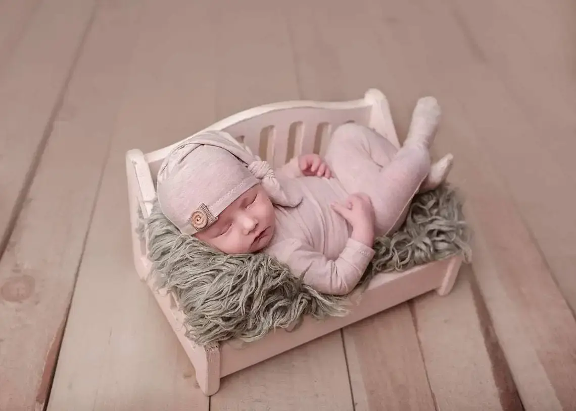 Newborn Bed Newborn Photography Porps Chair Bed Photography Posing Assisted Sofa Baby Photoshoot Props 0-1 M Baby Bed