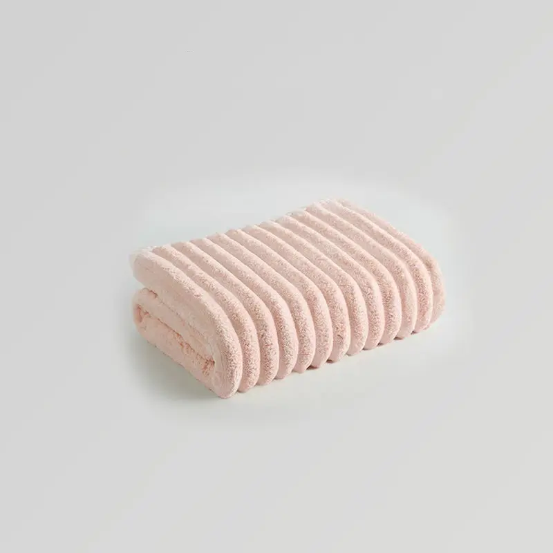 100% Organic CottonTowel Bath Towel Machine Washable Soft Towel Set Coral Velvet That Absorb Water Household Face Washing Face