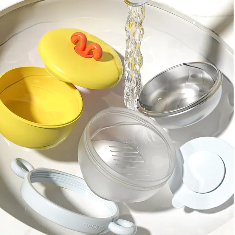 Premium Baby Insulated Bowl 316 Stainless Steel Heat Sensitive for Safe Feeding Ideal for Food Meals Essential Kids Tableware